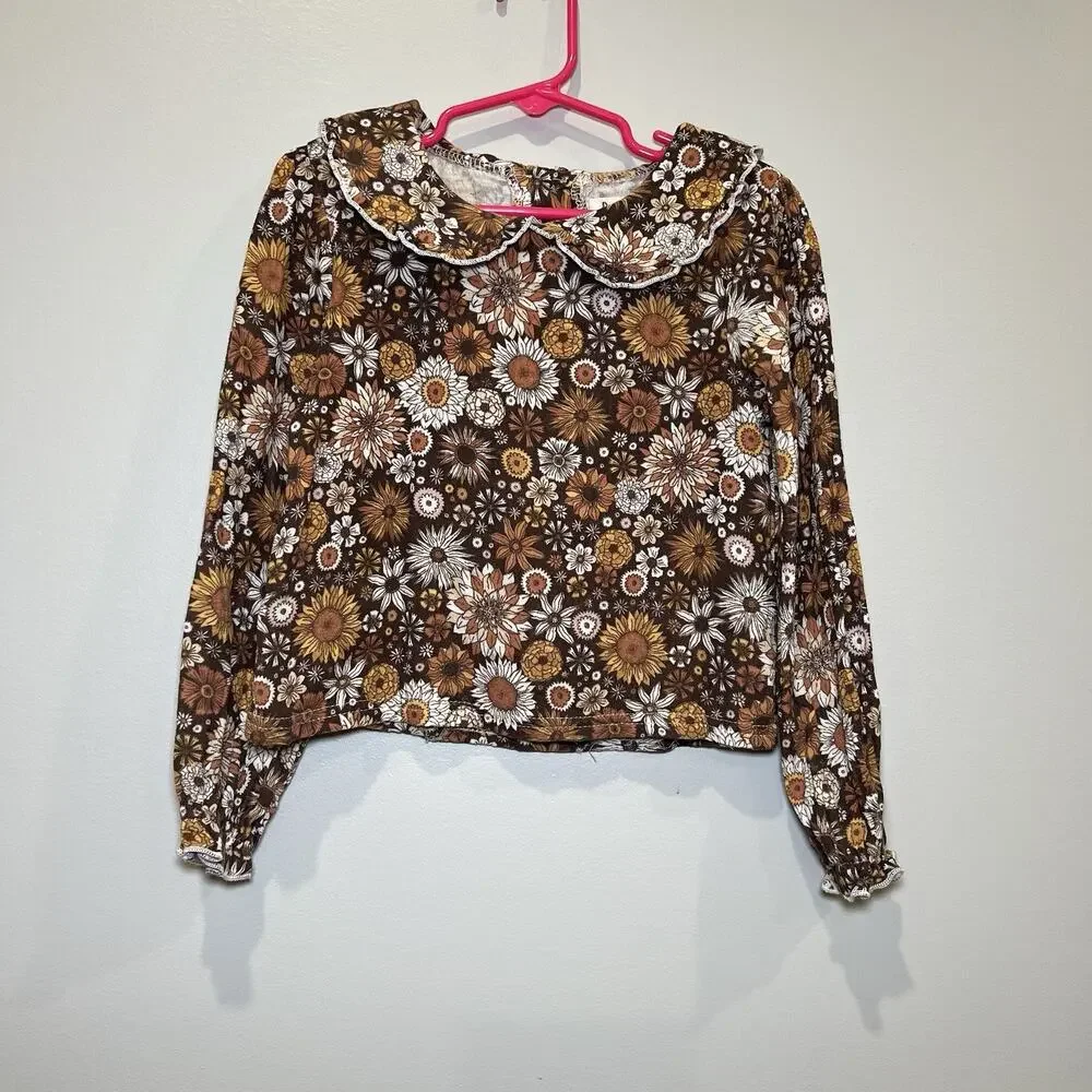 Lot Of Four Girls Floral Colorful Mixed Brand Size 5-6‎ Tops And Shorts Tea RB